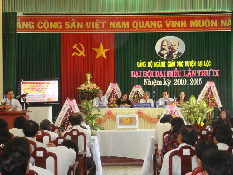 Đại hội Đảng bộ Giáo dục Đại Lộc- Nhiệm kỳ 2010-2015