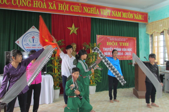 HỘI THI TTVH NĂM HỌC 2014-2015 Ở TRƯỜNG THCS PHAN BỘI CHÂU.