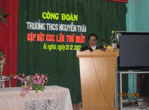 Ra mắt Ban liên lạc Cựu giáo chức trường THCS Nguyễn Trãi Năm 2013