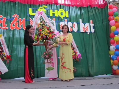 Trường MN Đại Phong tổ chức Lễ hội ” Tri ân người gieo hạt”